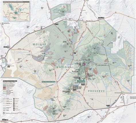 Mojave Desert Trail Map