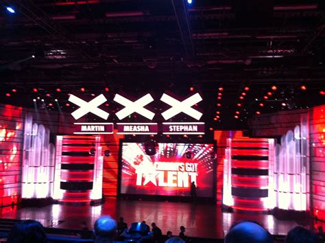 Canada's Got Talent stage. I was at the live taping of the Semi Finals yesterday. Semi Final ...