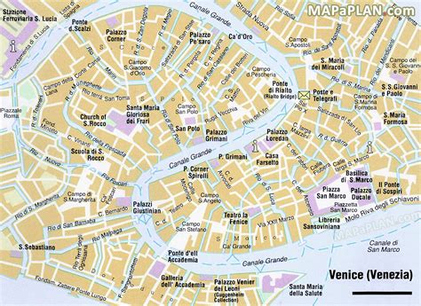 Venice map - Must do in two days great places marked