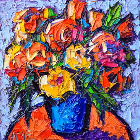 Abstract Flowers Oil Paintings - Best Painting Collection