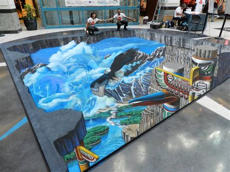 The Amazing 3D Chalk Street Paintings of Tracy Lee Stum ~ Kuriositas