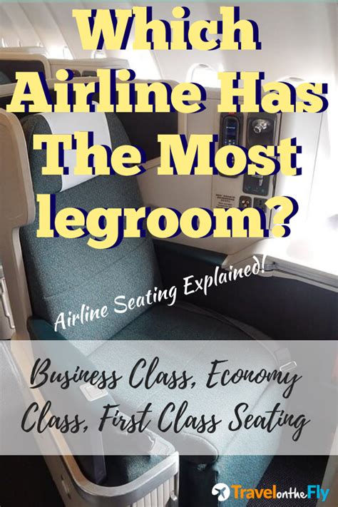 Are you worried about being uncomfortable with no legroom space while traveling on a plane? Find ...