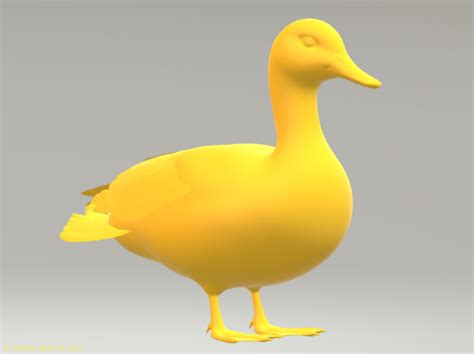 3d duck free download stl obj cnc & 3d print - AA Design 3D | Cnc 3d, Stl, 3d printing