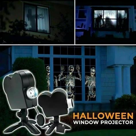 Halloween Holographic Projector, Window Projector for Christmas and Halloween, Halloween ...