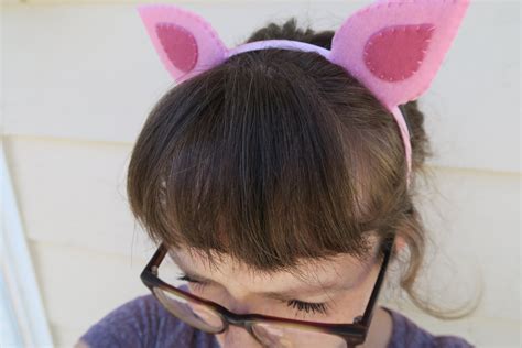 Wool Felt Pig Ears Headband