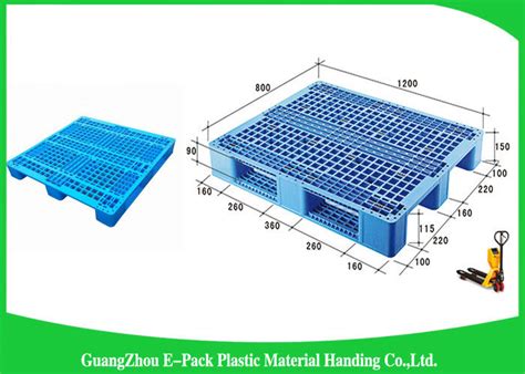 Single Face Small Plastic Pallets With Steel Tubes Inside , Light Duty Mini Plastic Pallets