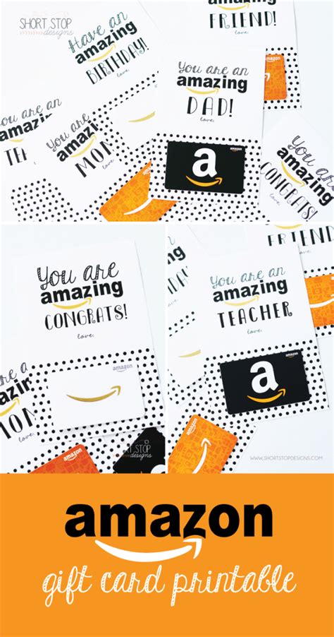 Amazon gift card printables – Artofit