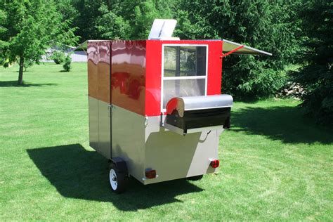 Food Trailer Hot Dog Cart Enclosed | Grill | Sinks | Water Heater