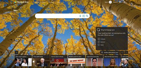 Bing Homepage Quiz - Answer Questions, Win Rewards - Daily Contributor