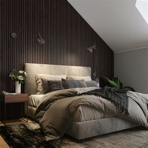 Spice up your bedroom this summer with wood wall paneling!