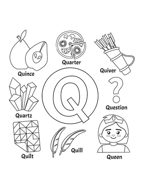 Free Printable Letter Q Coloring Pages Coloring Pages