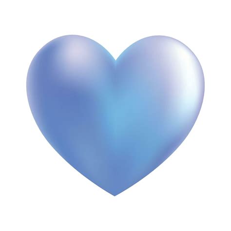 Vector blue heart isolated on white background. 27197465 Vector Art at Vecteezy