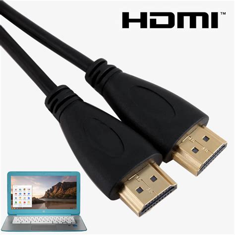 Samsung, Acer, HP, Asus Chromebook Laptop HDMI TV 3m Gold Lead Wire Cord Cable – Dorothy's Home