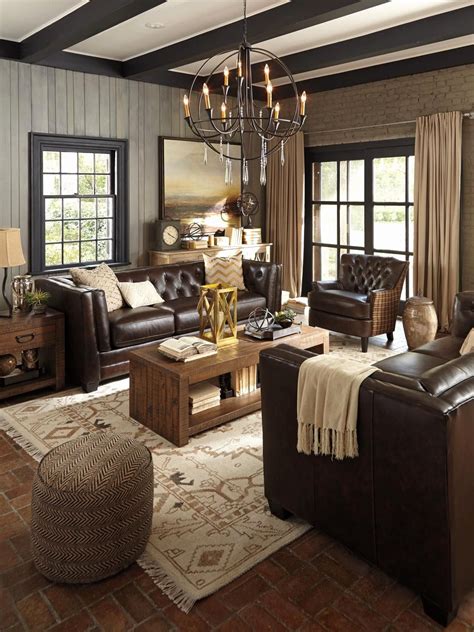 30+ Chocolate Brown And Grey Living Room - DECOOMO