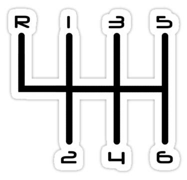 6 Speed Manual Shift Pattern - Filhosdolaranjal