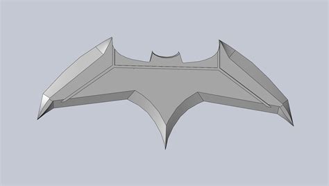 Basic Batman Batarang Model 3D model 3D printable | CGTrader