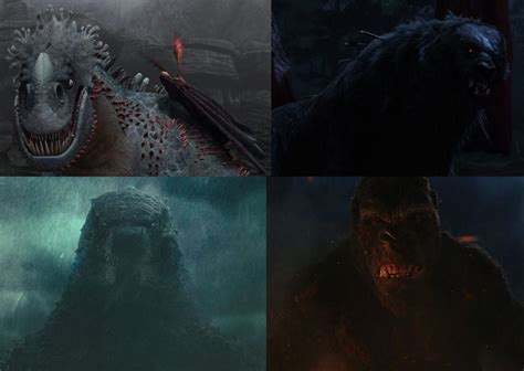 Godzilla and Kong vs Red Death and Mor'du by MnstrFrc on DeviantArt