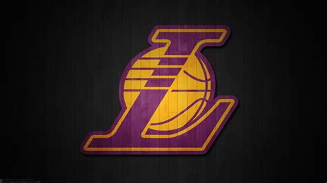 Lakers Logo In Black Background Basketball Basketball HD Sports Wallpapers | HD Wallpapers | ID ...