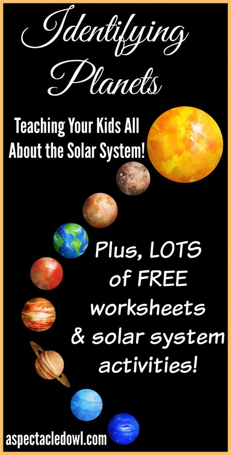 Identifying Planets: Teaching Your Kids Solar System Facts - A Spectacled Owl