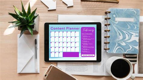 FREE Content Planner Template for February 2023