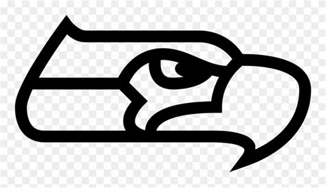 seahawks logo black and white 10 free Cliparts | Download images on Clipground 2024