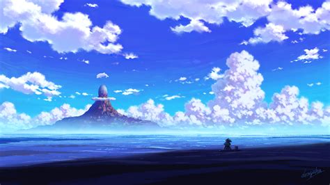 2560x1440 Anime Scenery Sitting 4k 1440P Resolution ,HD 4k Wallpapers,Images,Backgrounds,Photos ...