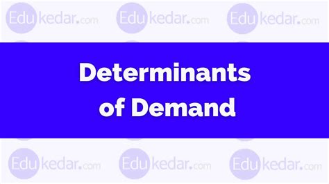 Determinants of Demand: Meaning, Define, Price, Income, Advt.