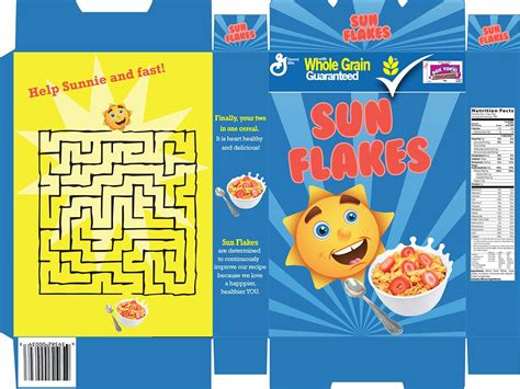 Cereal Box on Behance Brand Packaging, Packaging Design, Kirby, Box Design Templates, Homemade ...