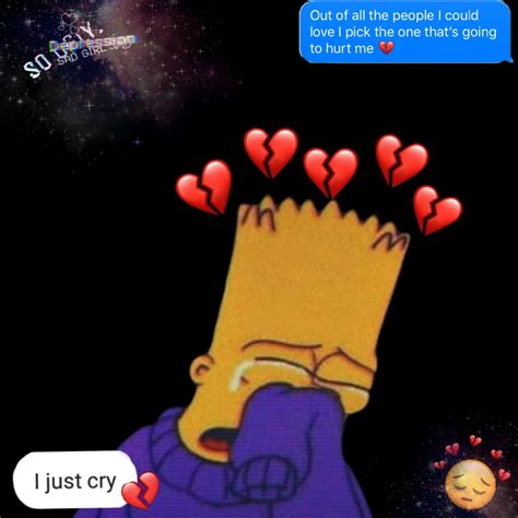 Bart Simpson Wallpaper Sad : Sad Edit Background Heartbreak Crying Remove Text Picsart ...