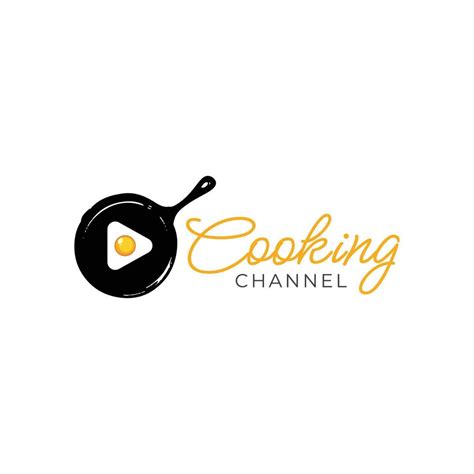 Cooking channel logo for youtube channel 11272717 Vector Art at Vecteezy