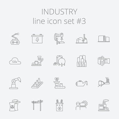 Industry icon set Clipart | +1,566,198 clip arts