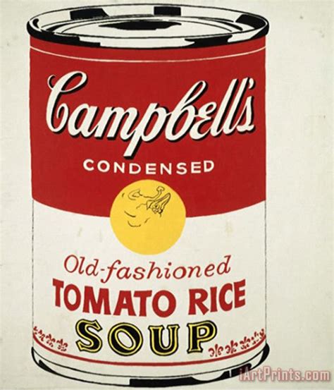 Andy Warhol Campbell's Soup Can C 1962 Old Fashioned Tomato Rice Art Painting for sale ...