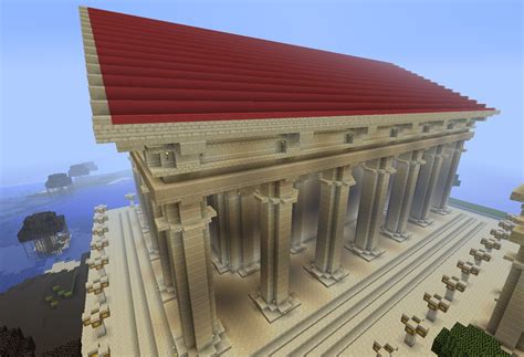 Large Greek temple Minecraft Map