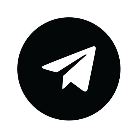 Telegram black png 17221843 PNG