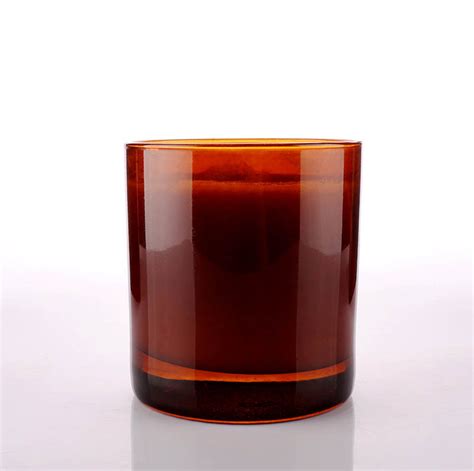 8oz Amber Glass Jar For Candle Making Supplier