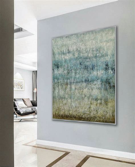 Modern Neutral Abstract Wall Art Texture Minimalist Contemporary Art Work Hand Made Oil Painting ...