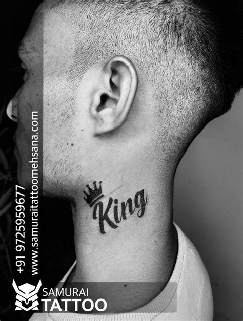 King tattoo |King crown tattoo |King name tattoo in 2022 | Name tattoo designs, King tattoos ...