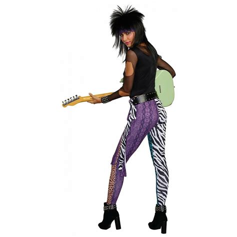 80s Rock Star Costume Adult Glam Hair Band Halloween Fancy Dress – xEtsy