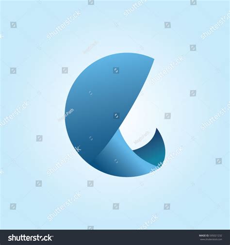 Logo Abstract Blue Gradient Color On Stock Vector (Royalty Free) 595021232 | Shutterstock