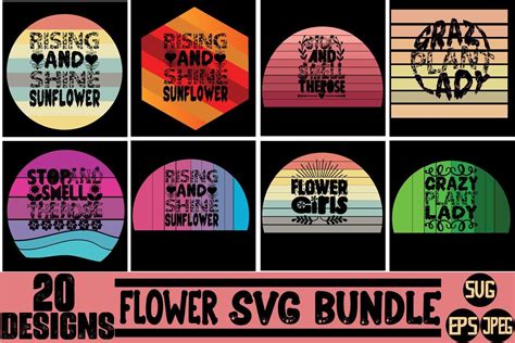 Flower SVG Bundle Bundle · Creative Fabrica