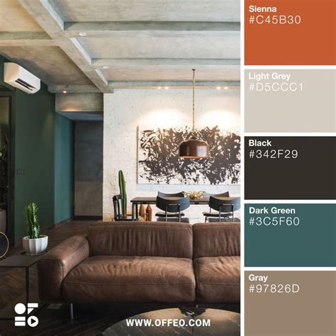 Rustic Chic | Read on further to find more images of color palettes for … | Interior design ...