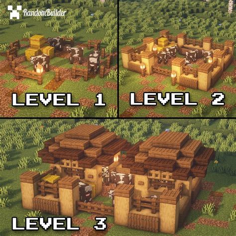 I made 3 different levels for an animal pen! Which one do you like the most? : r/Minecraftbuilds