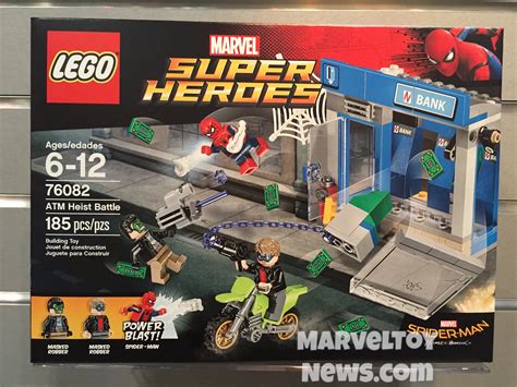 Toy Fair: LEGO Spider-Man Homecoming ATM Heist Battle 76082! - Marvel Toy News