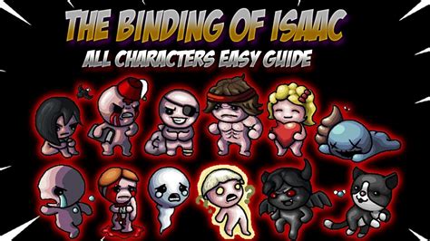 The binding of isaac characters - surfermaha