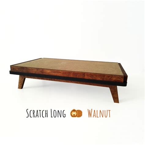 Beautiful Cardboard Scratching Post/ Cat Bed in Walnut - Etsy