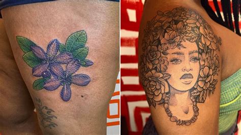 Small Colored Flower Tattoo Designs | Best Flower Site