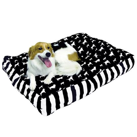 Shop Buster Black and White Dog Bed - Free Shipping On Orders Over $45 - Overstock.com - 8931491