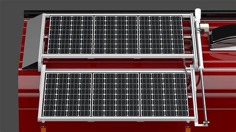 SR2S Series: 2 Tier Sliding Solar Panel Rack System (Class B RV Optimized / Side Extension ...