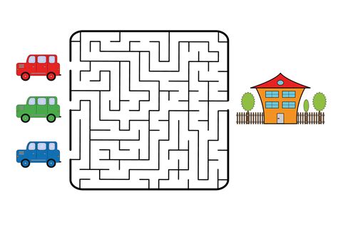 Maze Puzzles For Children