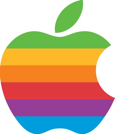 File:Apple Computer Logo rainbow.svg - Wikimedia Commons